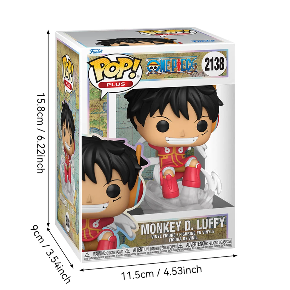 Funko Pop Official Authentic One Piece Luffy Figurine Merchandise - New Year Gift - Christmas, New Year & Birthday Presents for view 5