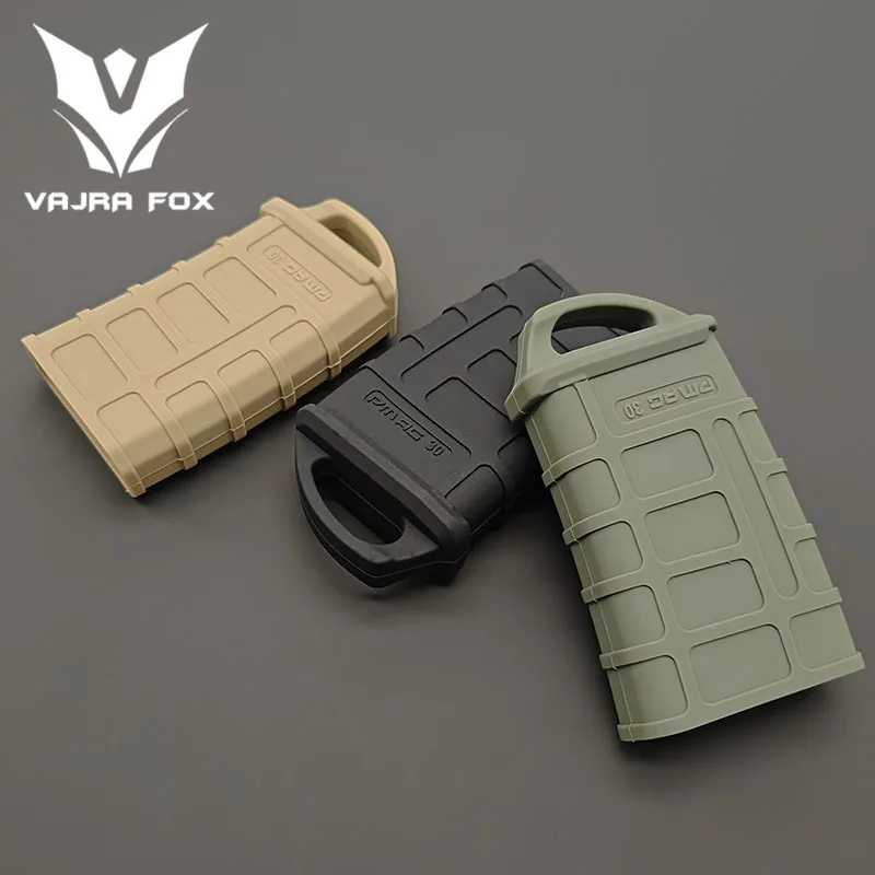 Tactical M4/M16 Fast Magazine Rubber Holster 5.56 Mag Bag Sleeve Rubber Slip Cover Gun Airsoft Cartridge Hunting Accessories