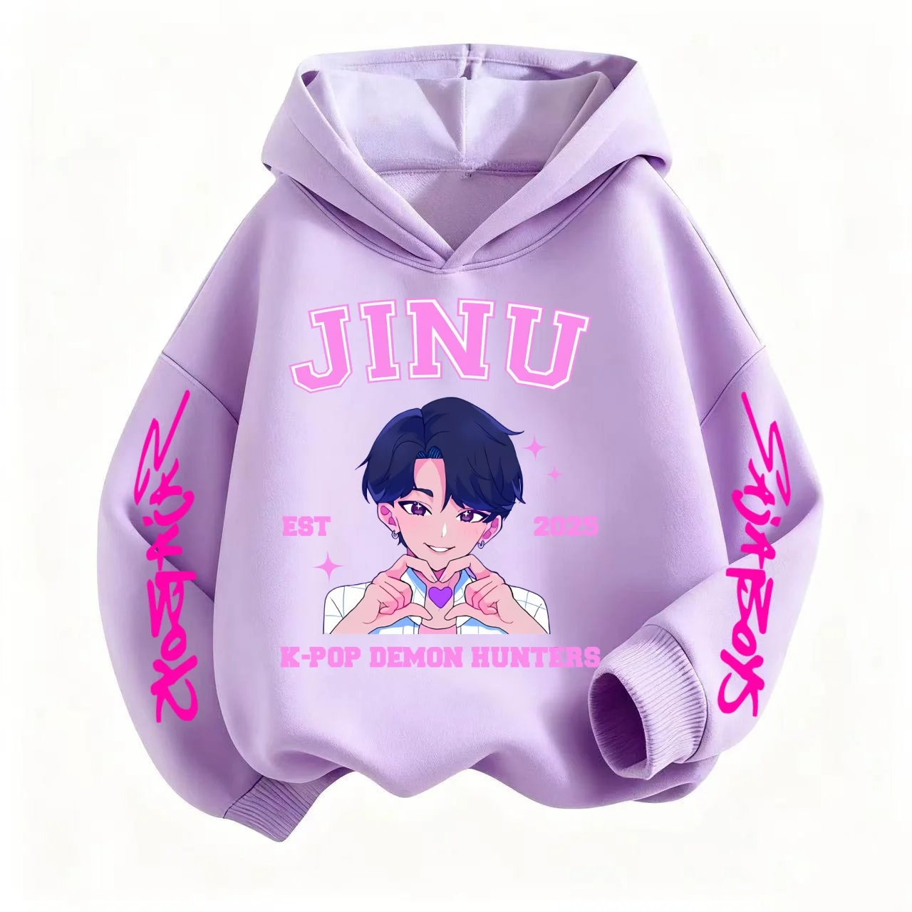 K-POP شيطان الصيادين هالوين هوديي! مطبوعات كرتونية ممتعة على سويت شيرت مريح للأولاد والبنات. اختيار المفضل في جميع أنحاء العالم