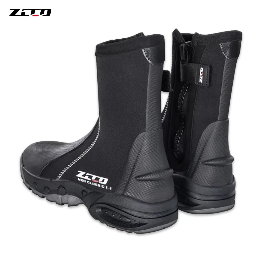 5MM Neoprene Boots Wear-resistant Upstream Shoes Windsurf Underwater Fishing Kitesurf Equipment Beach Shoes Snorkeling Men
