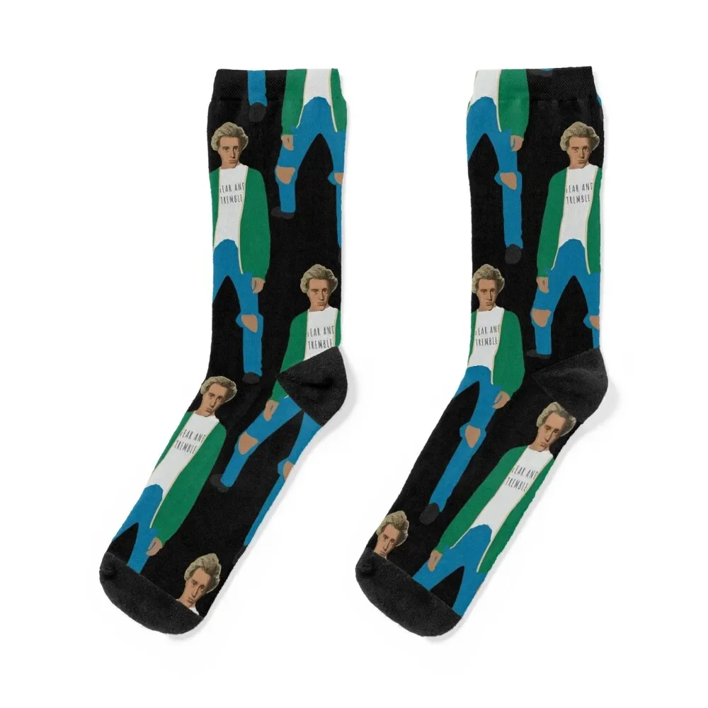 Grunge Kierkegaard Socks Men's sport Christmas Heating sock Women's Socks Men's