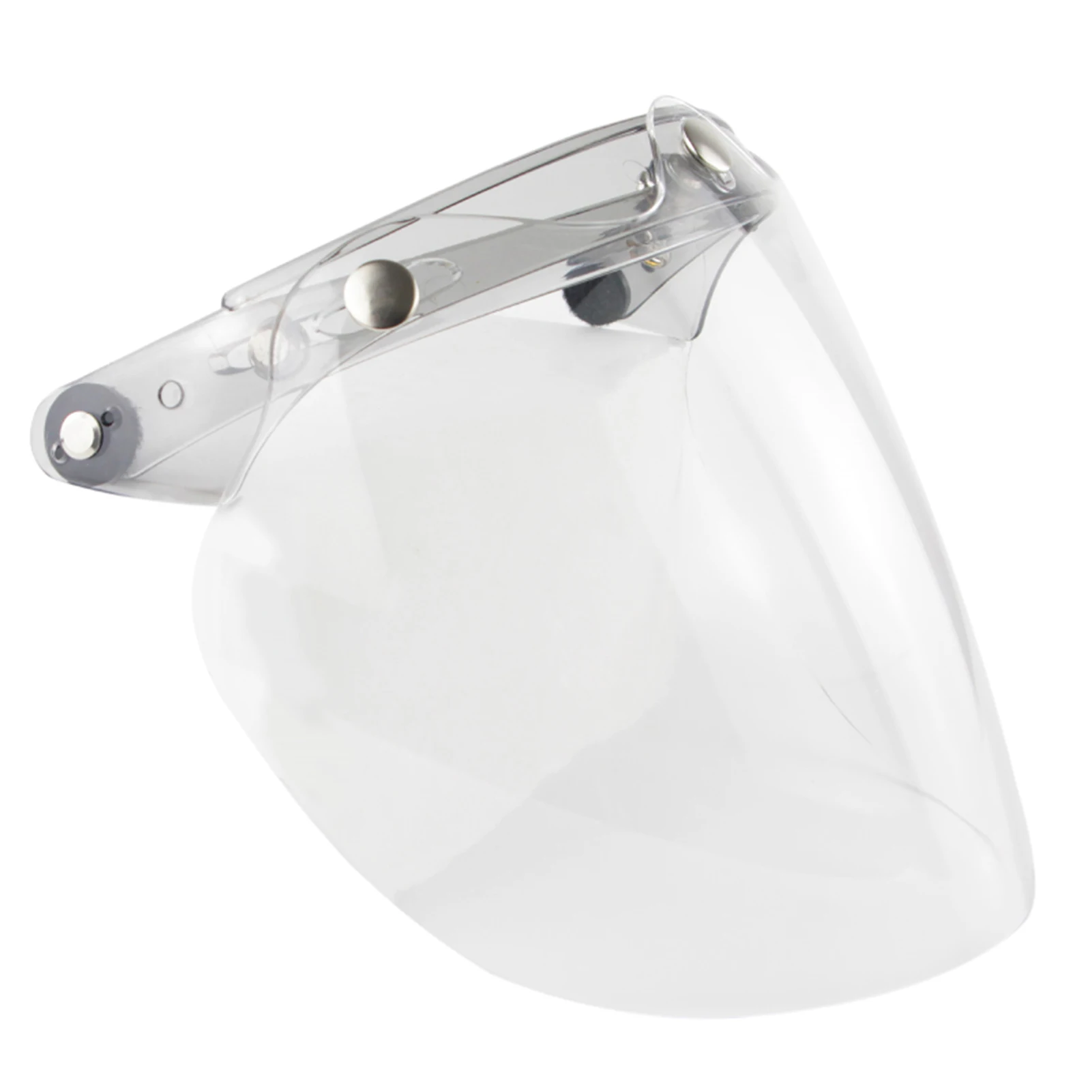 

Козырек для шлема с открытым лицом, мотоциклетный шлем, пузырьковая линза, 3-защелкивающийся пузырьковый ветрозащитный козырек, анти-УФ/противотуманные линзы для мотоциклетного шлема