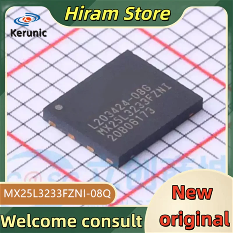 20PCS L3233FZNI-08Q  New original MX25L3233FZNI-08Q MX25L3233FZNI MX25L3233 SON-8