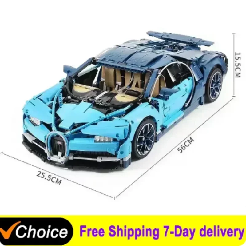 3599Pcs Bugattied Chirons Compatible 42083 Super Sports Racing Car Building Blocks Set Toys For Children Gift Bricks