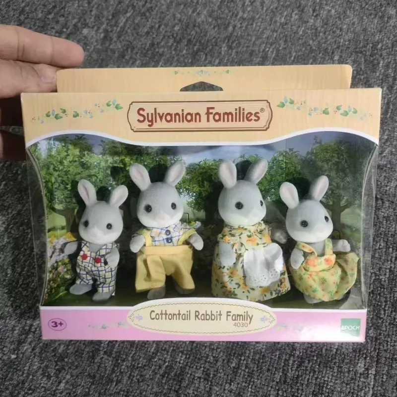 シルバニアファミリー Ternurines オリジナル Ternuas コットンテールウサギ家族ミニチュア食品子供のおもちゃキッチンおもちゃ Ternurines