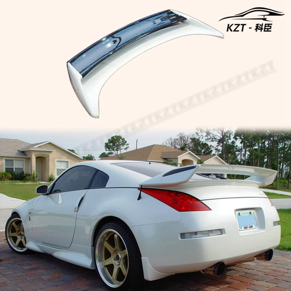 For Nissan 350Z Nis Version 2 Rear Spoiler Partial Carbon Fiber(Blade)