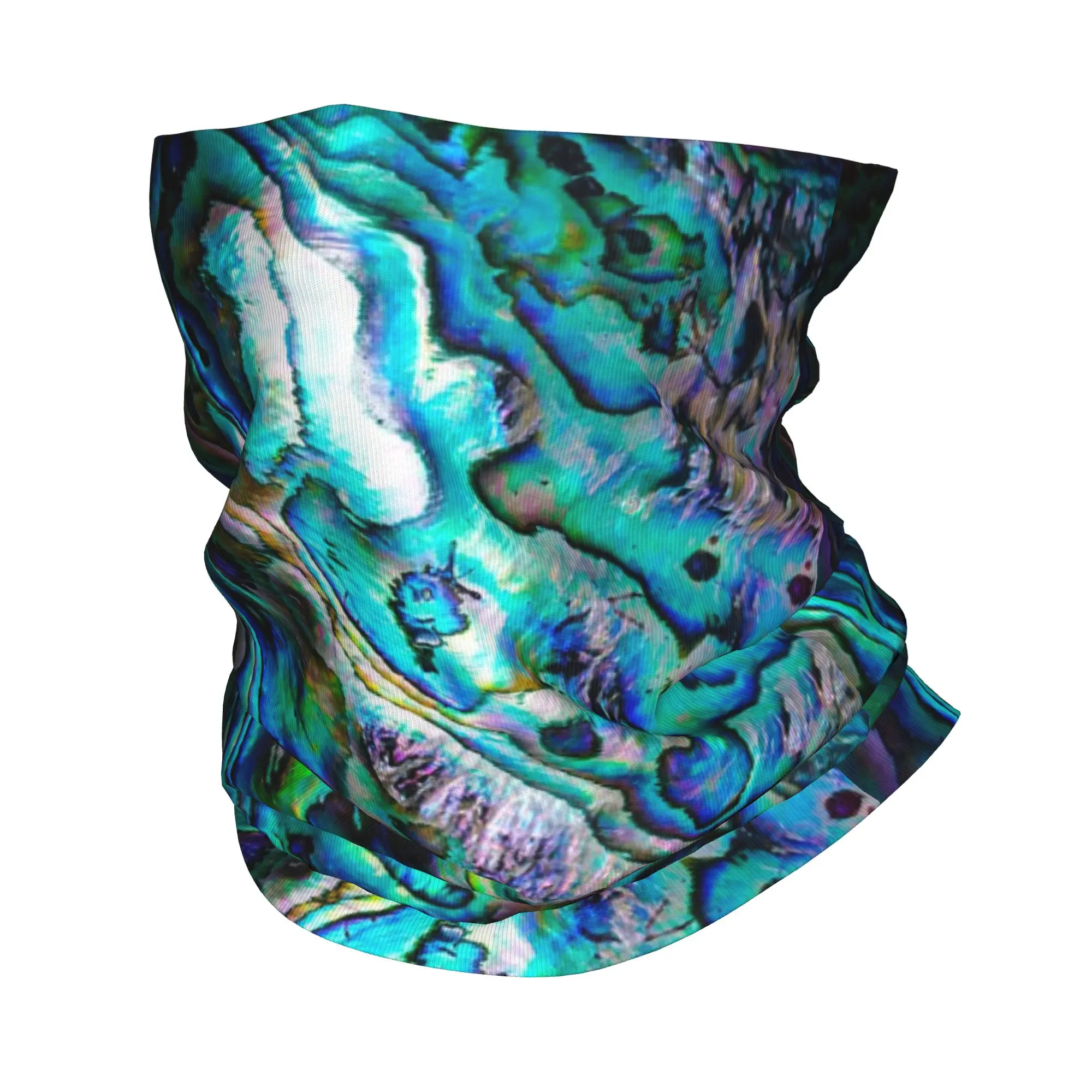 

Абстрактный узор из ракушек пауа, бандана, маска-шарф с принтом, для велоспорта, туризма, рыбалки, унисекс, для взрослых