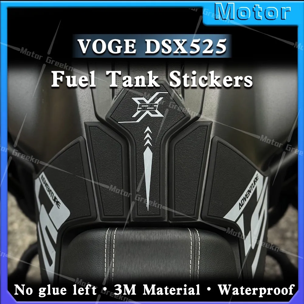 For VOGE Valico 525 DSX DS525X DS 525 X  Motorcycle Accessories Sticker Rubber Fuel Tank Knee Grip Traction Protection Sets