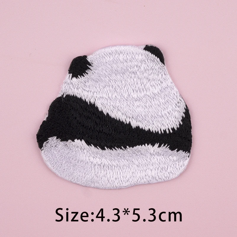 Cute Animal Patch per vestiti ricamo Iron-on Cartoon Panda Patch Babys abbigliamento Hand Book zaino adesivi decorativi fai da te