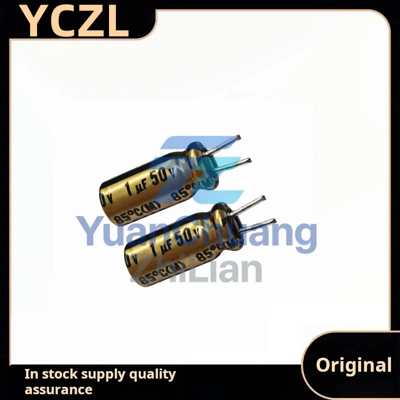 20PCS original brand new genuine FG 1uF 50v audio electrolytic capacitor fine gold signed version volume 5*11mm