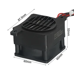 220V Electric Heater 12V/24V 300W/400W Insulation PTC Cars Fan Heater Constant Temperature Electric Small Space Heating