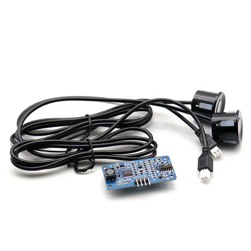 

HGSW-Ultrasonic Ranging Module Waterproof Dual Probe Ranging JSN-SR04T With Cable Blind Zone Robot Obstacle Avoidance Module