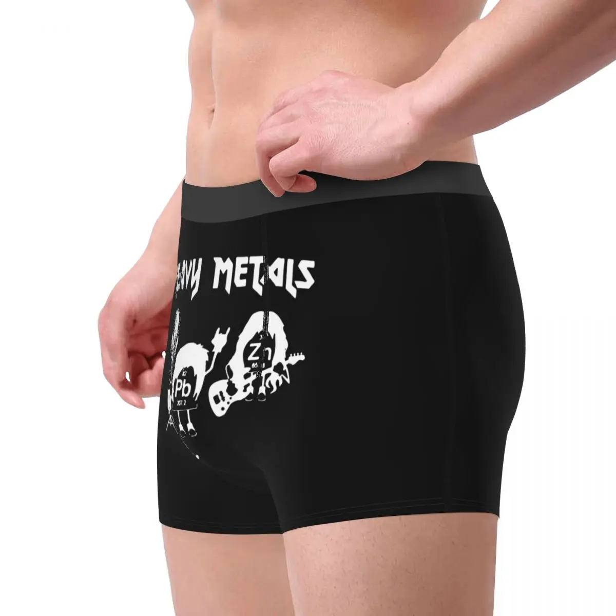 Man Heavy Metals Chemist Boxer Shorts Panties Breathable Underwear Science Elements Periodic Table Homme Sexy Underpants