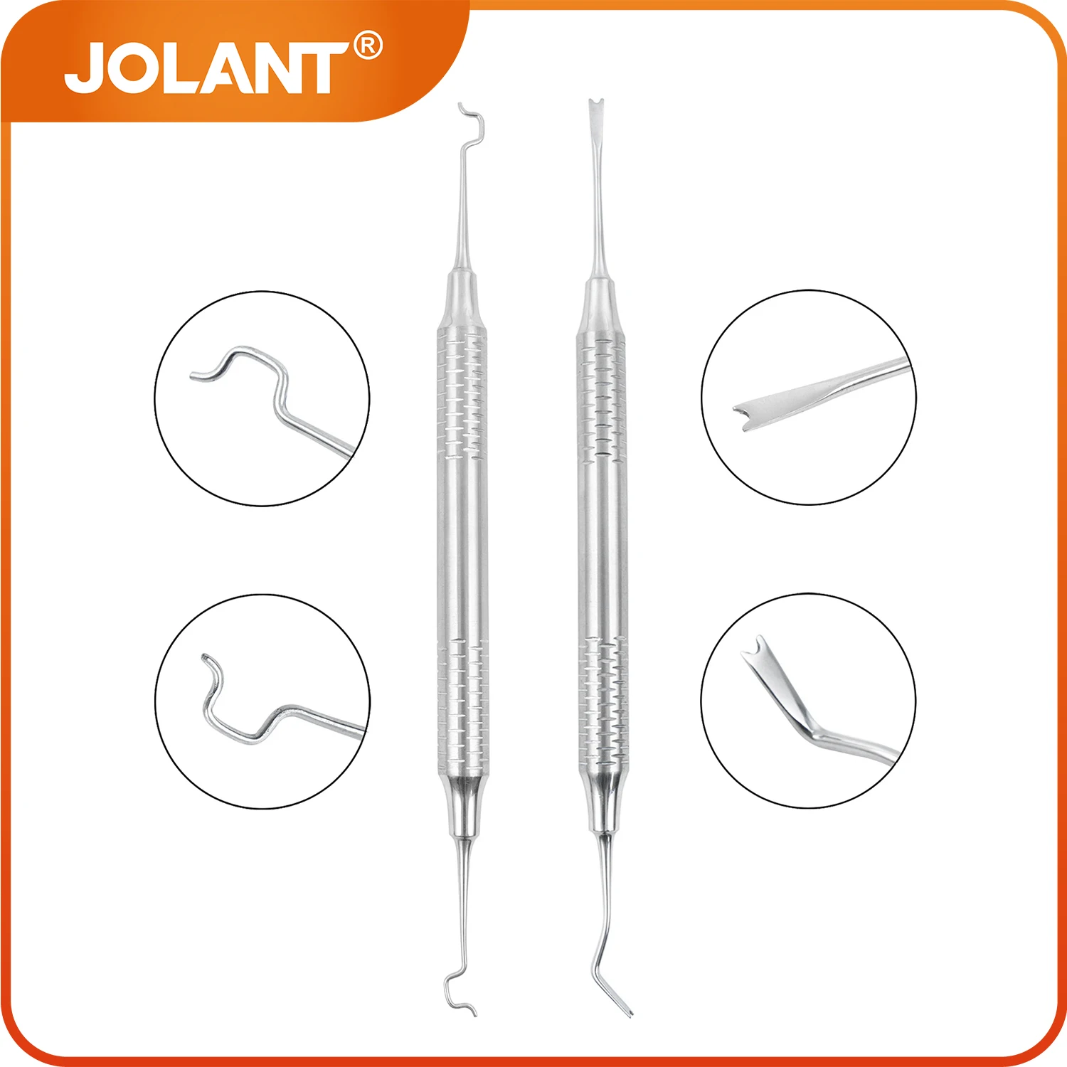 JOLANT Dental Orthodontic Archwire Placer Orthodontic Elastic Ligature Tie Placing Applicator Archwire Placement Dental Tool