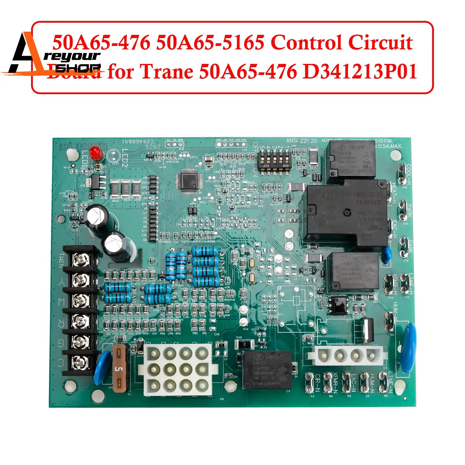 

50A65-476 50A65-5165 Control Circuit Board for Trane 50A65-476 D341213P01