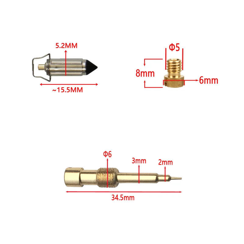 Honda V TWIN MAGNA 250 Carburetor Repair Kit V-Type Cylinder Carb VT250C Parts