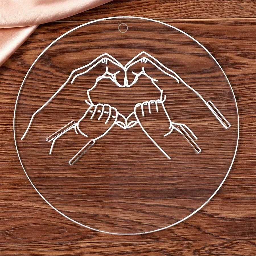 Soporte de recuerdo de Hospital para recién nacido, regalo personalizado de Material acrílico para bebé, pulsera de embarazo conmemorativa para el día de la madre