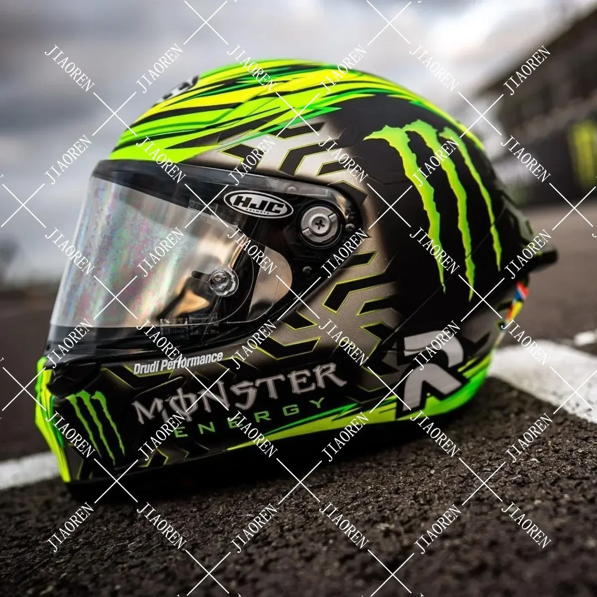 ملصق عاكس لخوذة الطاقة للدراجات النارية لهوندا ياماها سوزوكي KTM BMW KAWASAKI # 1