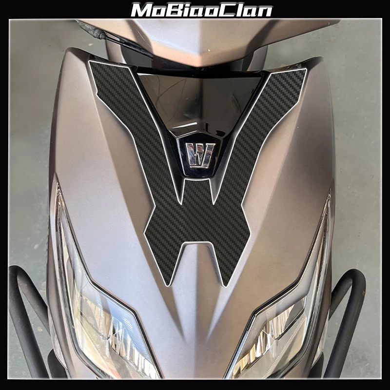 For Haojue AFR125 Motorcycle Sticker 3D Carbon Fiber Protective Sticker Body Film Anti-wear Modification Accessories