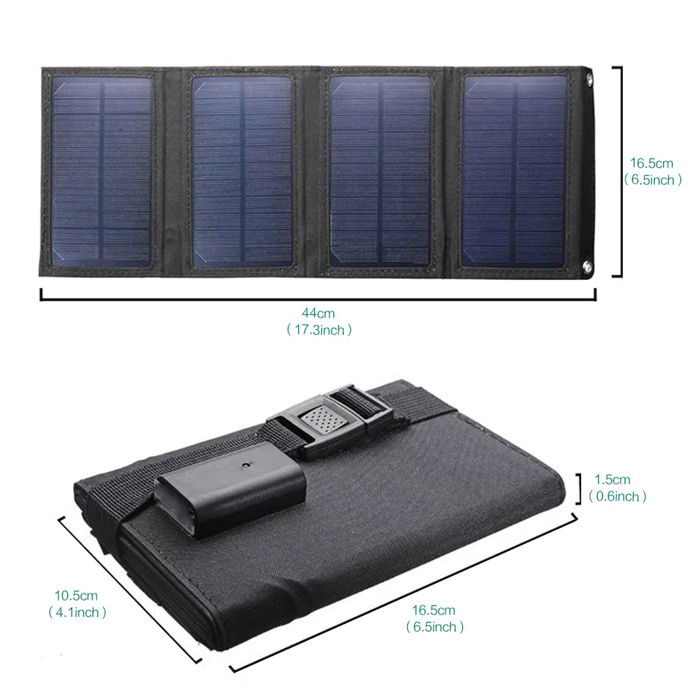 Waterproof Solar Charger Solar Phone Charger Charging for iPhone iPad Samsung Huawei Xiaomi OnePlus OPPO Vivo Honor Google.