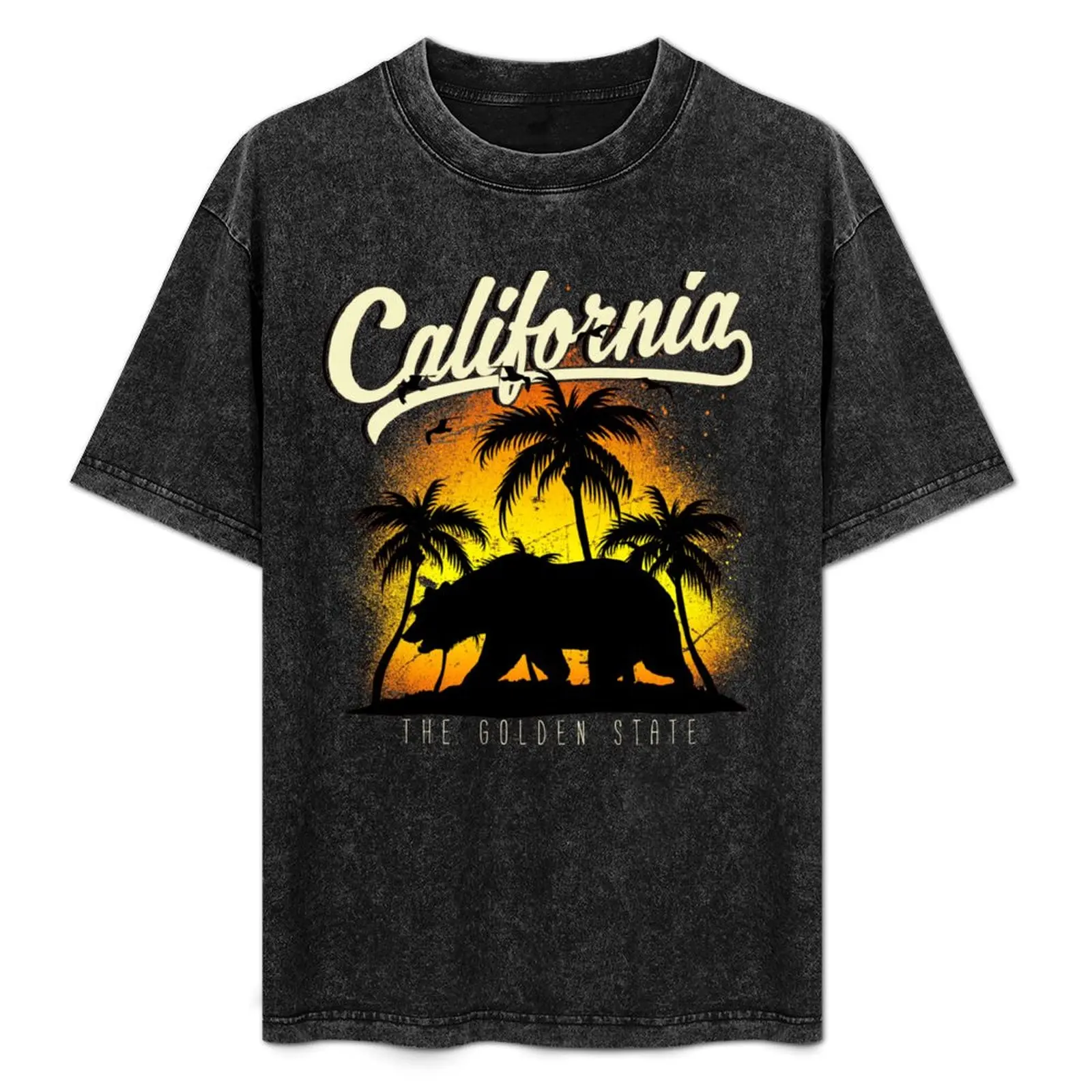 

California Dreamin ~ Bear with Palm Trees T-Shirt anime stuff heavyweights cheap stuff mens clothing