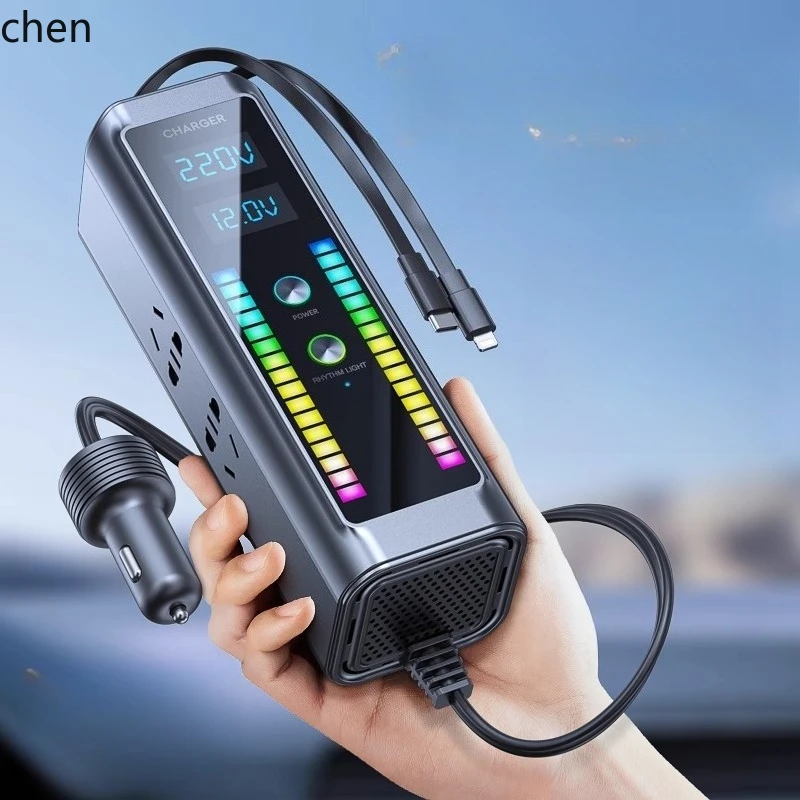 

HXL Car Converter 12V24V to 220V Car Charger Power Socket Head