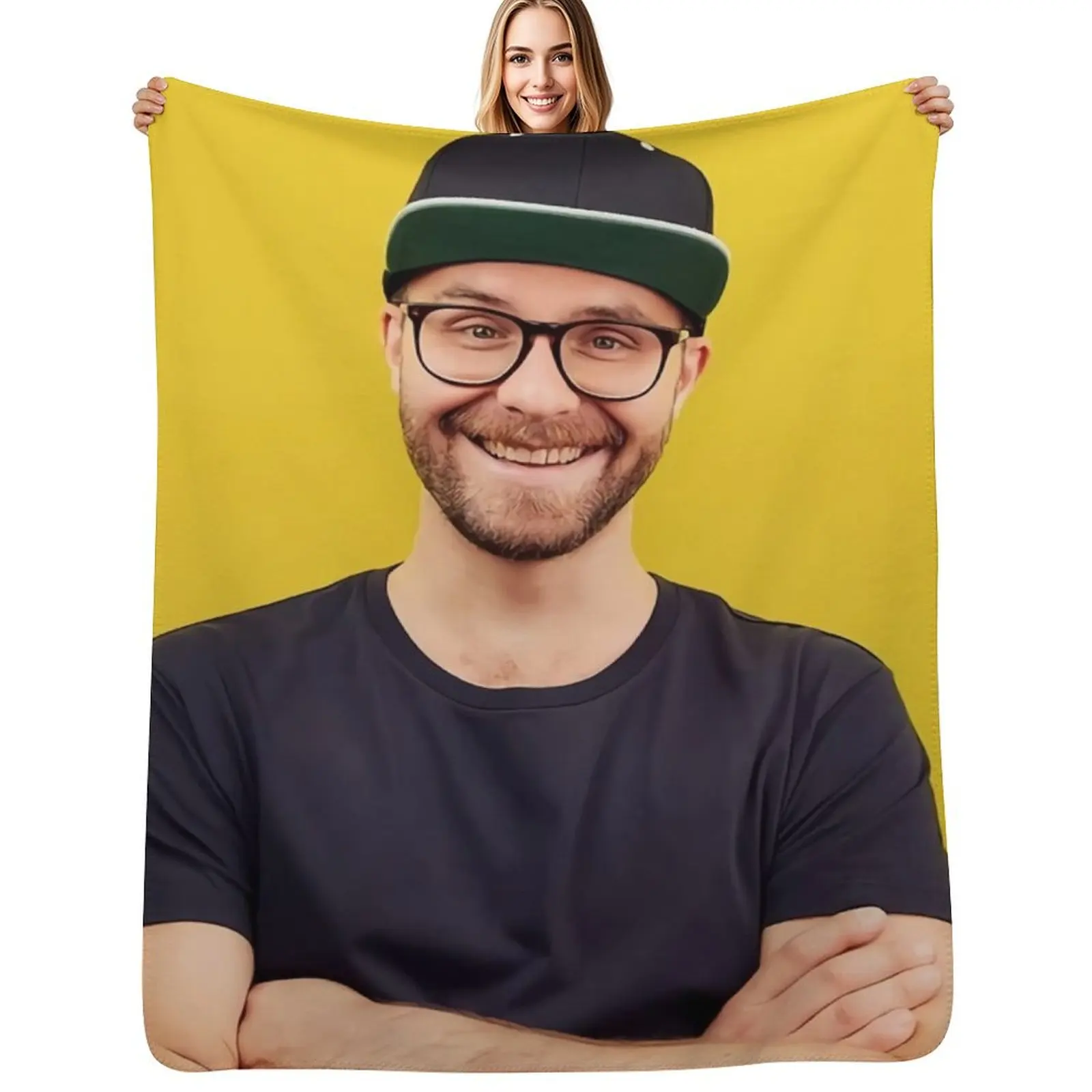 Mark Forster Style Throw Blanket Thermals For Travel Quilt Travel Plaid on the sofa for babies anime Blankets