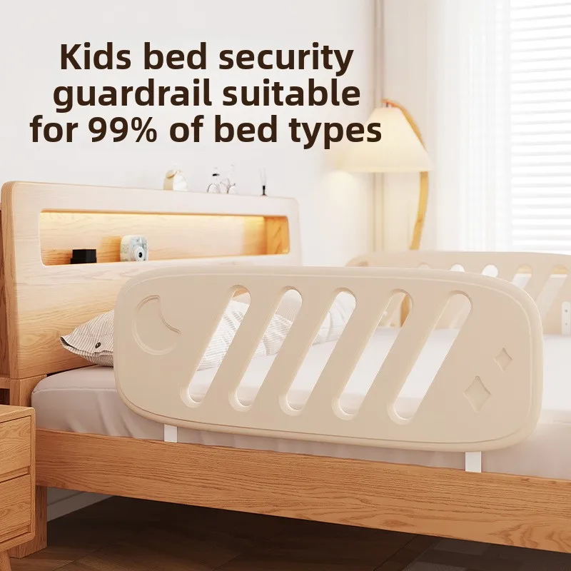 Barandilla de Seguridad para Cama de Bebé, Barandilla Anticaídas para Niños, Barandilla para Cuna con Altura Ajustable