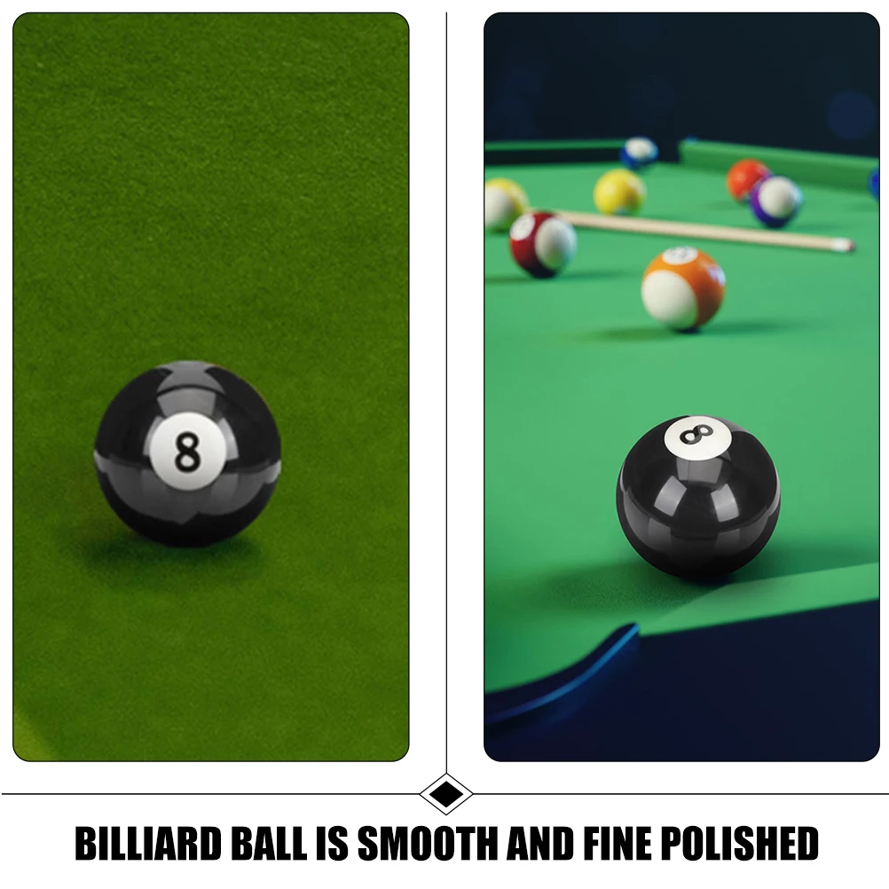 

Billiard No.8 Ball Resin Pool Balls Wear-Resistant Precision-Calibrated Large Smooth Durable Professional Practice for All