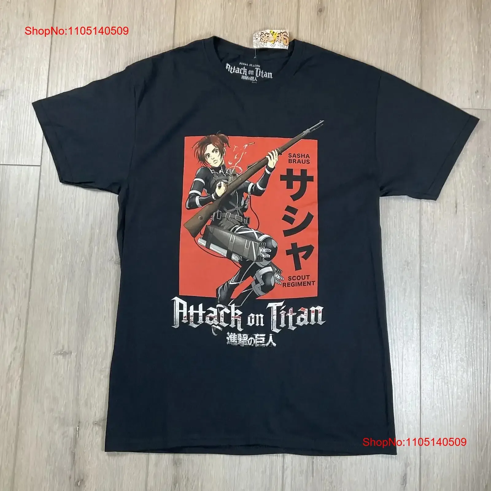 ataque-em-tita-t-camisa-sasha-braus-scout-regimento-anime-masculino-medio-nwt-vintage-lavado-macio-casual-elegante-unisex-respiravel