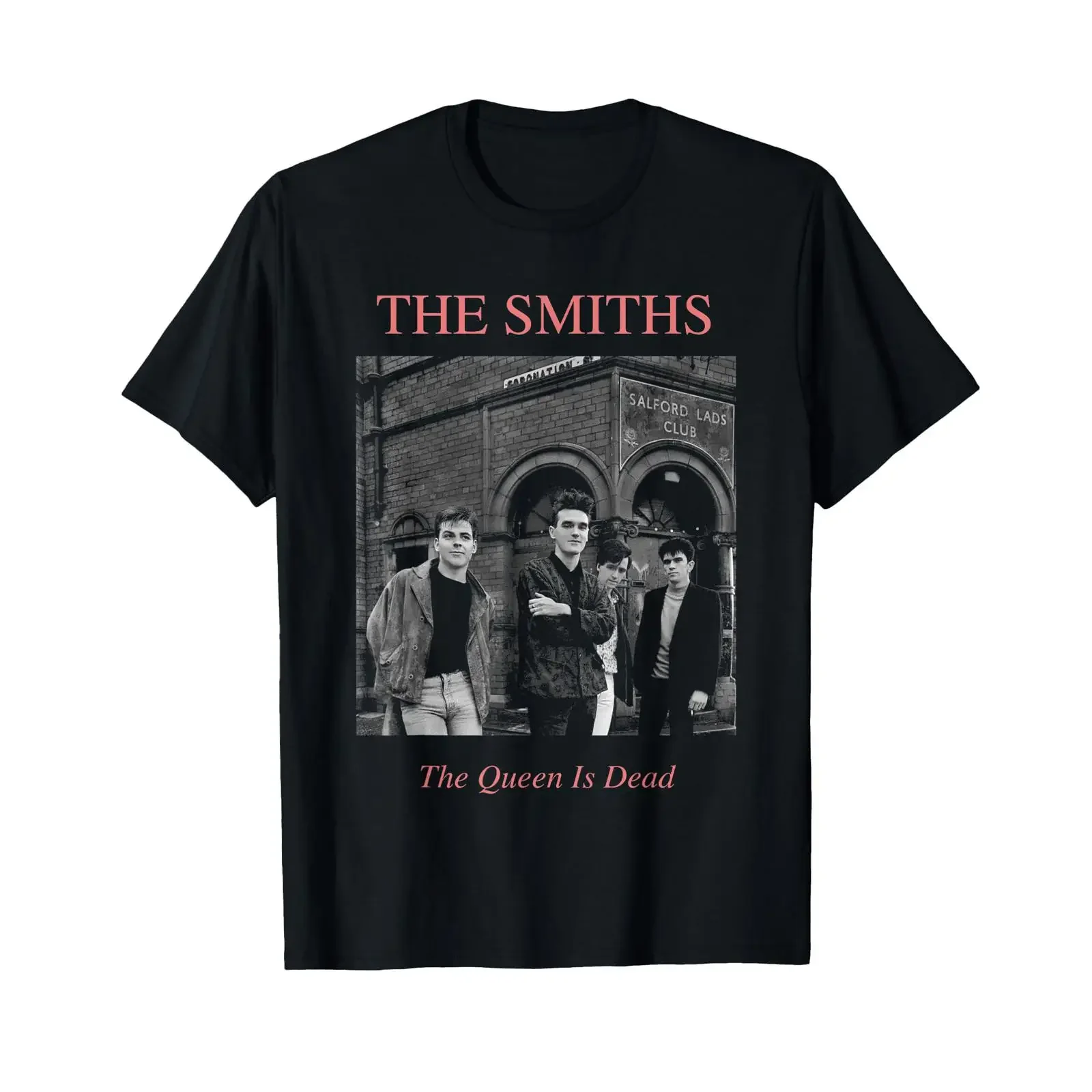 The Smiths Queen Is Dead Salford Lads by Stephen Wright T Shirt vintage Washed Casual homme Stylish Versatile Unisex graphic