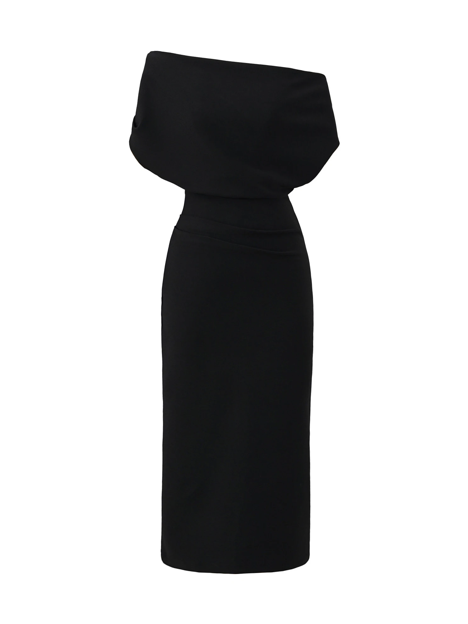 섹시한 어깨 노출 드레스, 허리 조임과 주름 장식이 있는 롱 슬림 스커트, 여성용 여름 볼 가운 바디콘 드레스