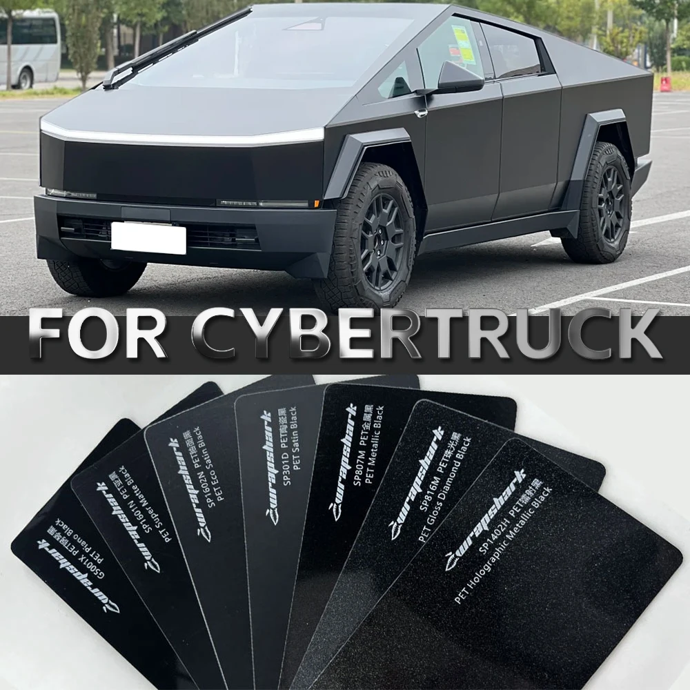 

DIY For Tesla Cybertruck 2024 Color PPF Paint Protection Film PPF TPU Car Color Changing Film Anti-Scratch Vinyl Car Accessorie