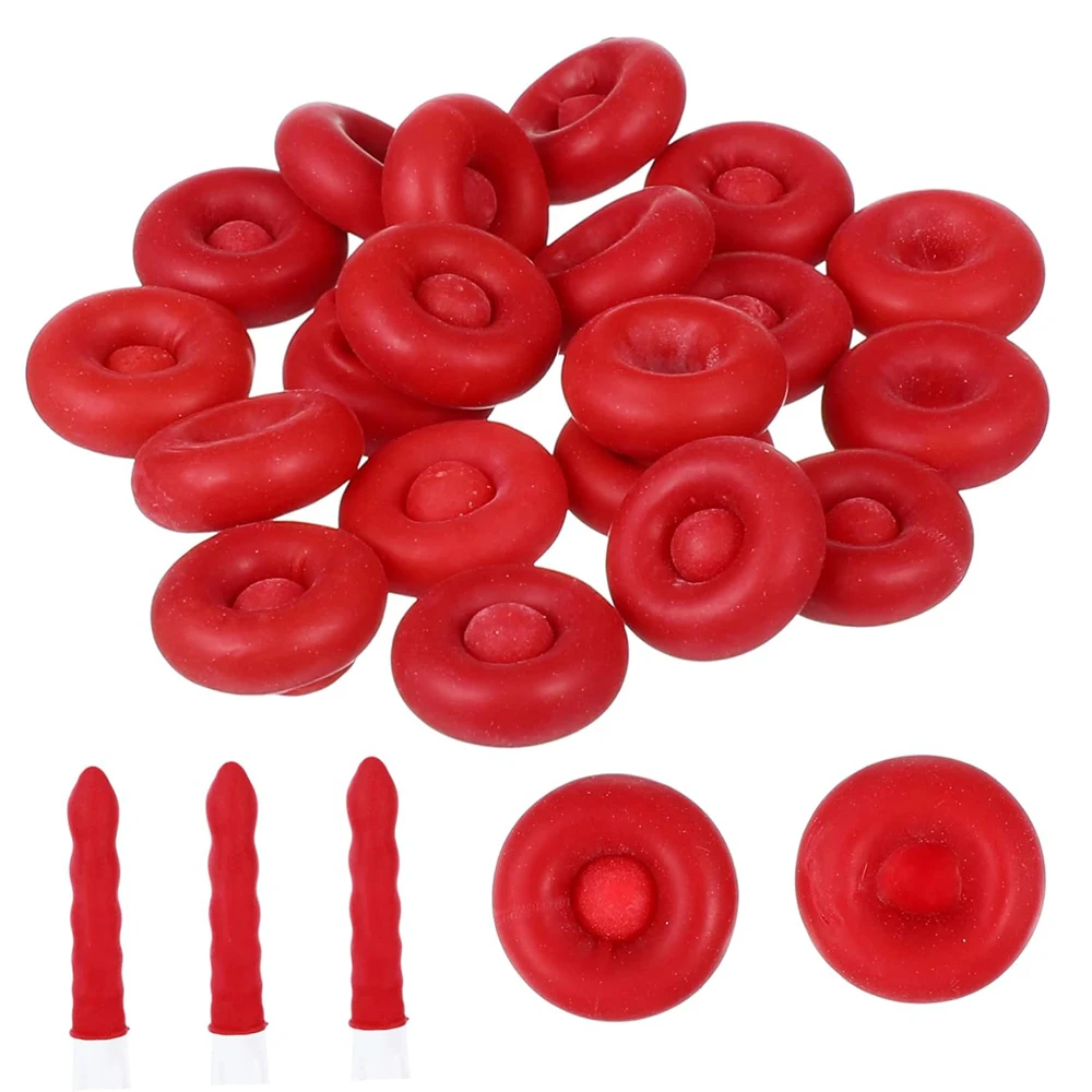 

20 шт., насадки для пистолета для уплотнения, стеклянный колпачок для клея, уплотнительная крышка, уплотнительная крышка для рта, защитная крышка для герметизации и консервирования