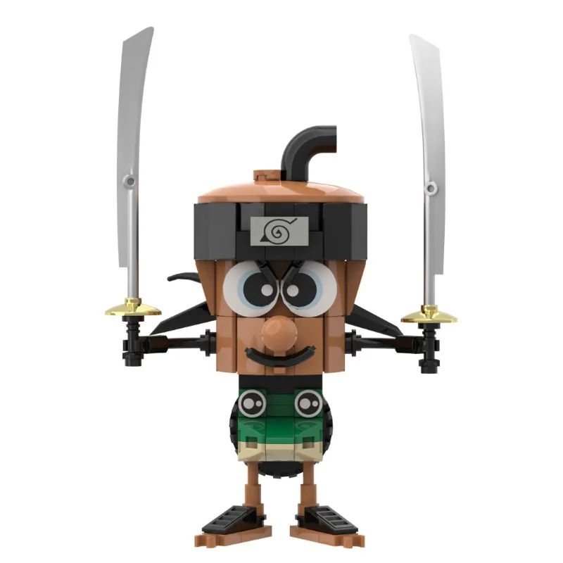 Kit de guerrero animal híbrido de 203 piezas: modelo de criatura de fantasía MOC para adolescentes, regalo único de bricolaje con guía