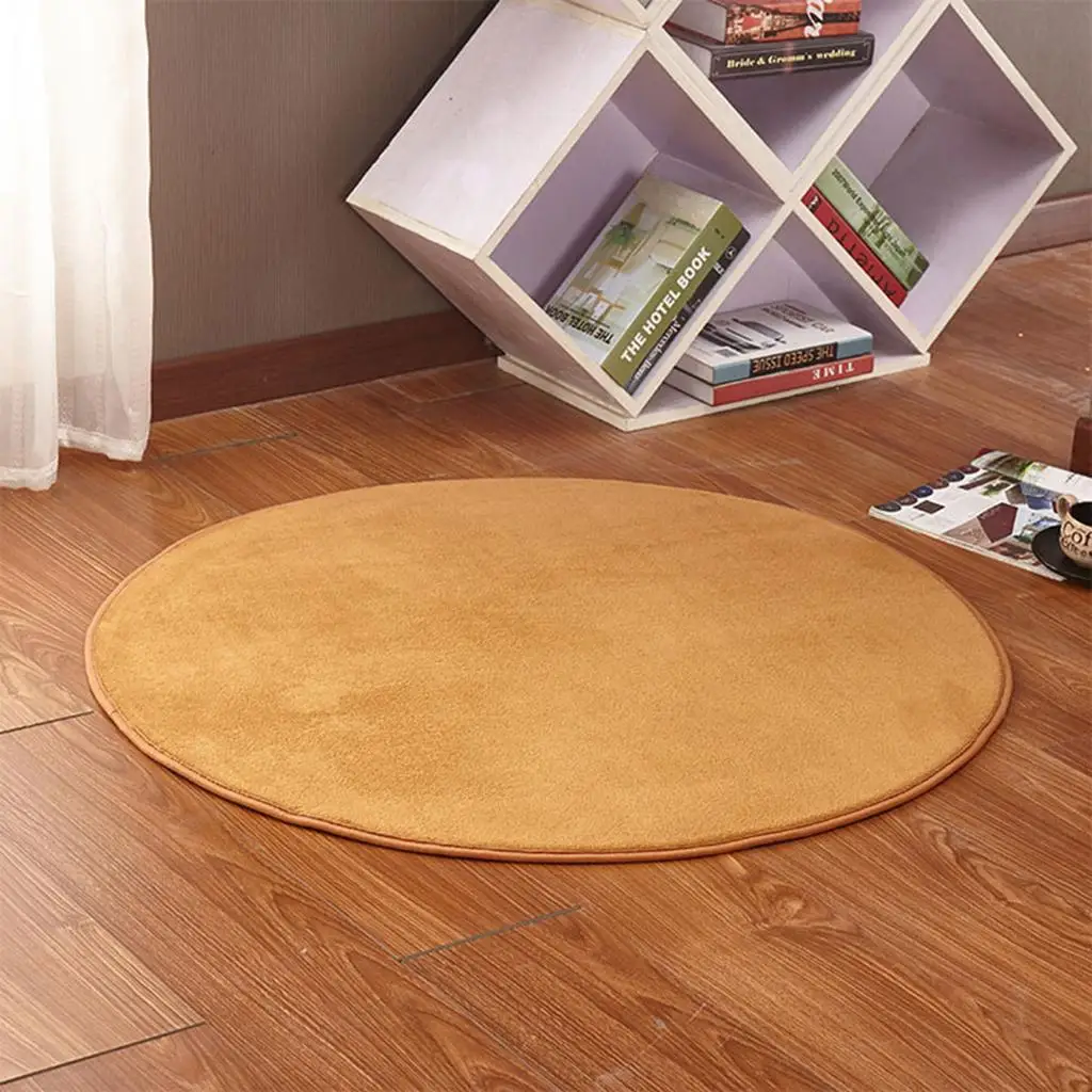 1.2M Soft Fleece baby Playhouse Tent Carpet Rug Pad Bedroom Cushion Mat Toy 11 Colors for Choice