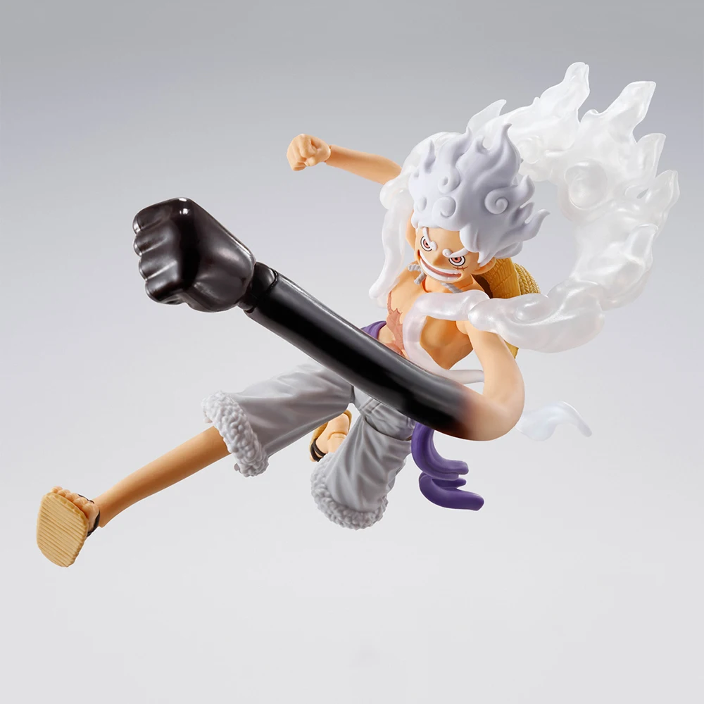 [متوفر] بانداي S.H.Figuarts قطعة واحدة القرد د. لوفي (Gear 5 Future Island Egghead) 15.5 سنتيمتر أنيمي نموذج لجسم لعبة الهدايا