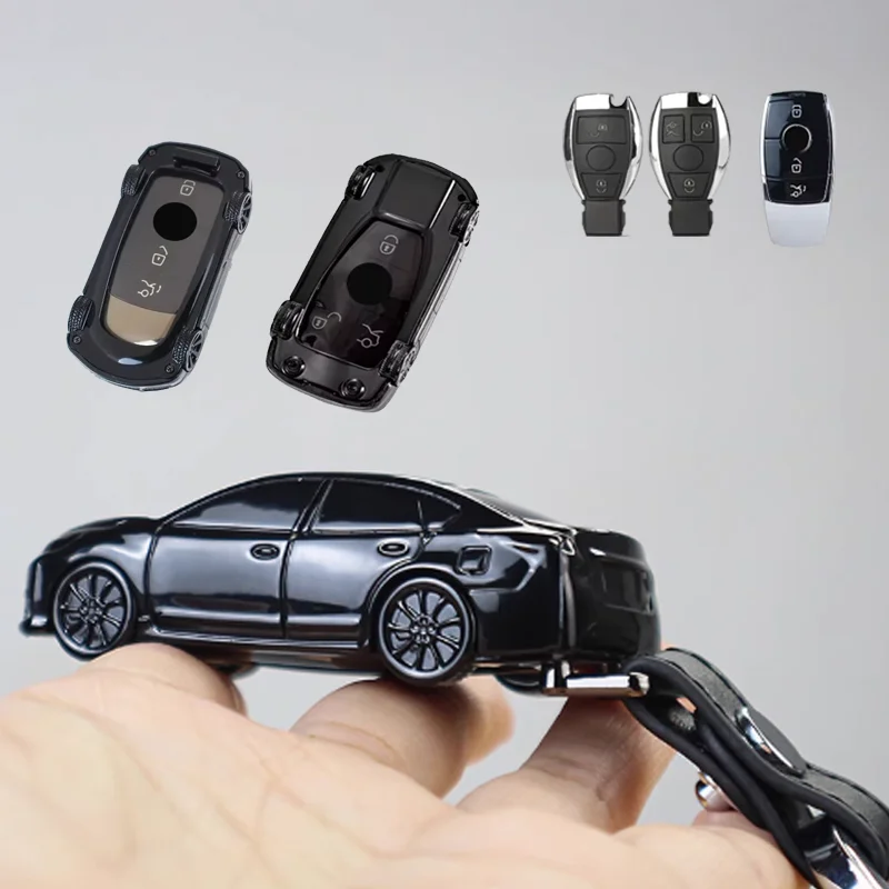 

Car Model for Mercedes Benz CLS CLA GL R SLK AMG A B C S Class Key Case Cover Fob Holder Protector Fob Car Styling Accessories