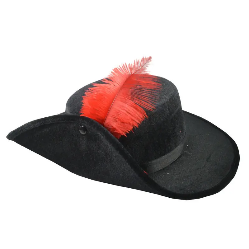 Trendy Wide Brim Gentleman Fedoras Hats Feather Decor Topper Hat Vintage Fedoras Hats Flat Top Elegant Jazz Hat Stage Performanc 3