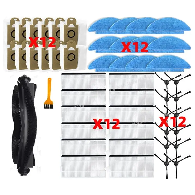 For Everybot Q3 Plus / Q3, TESLA AI300 PLUS Main Side Brush For Greater Durability