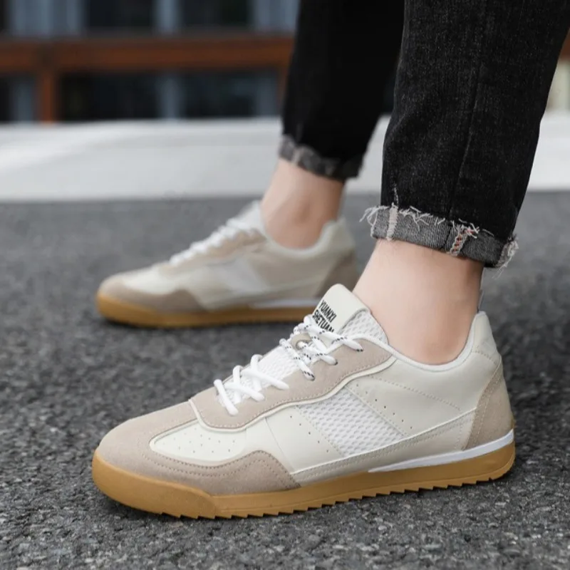 

Мужская обувь, дышащие, новинка 2025, мужские кроссовки, модная мужская повседневная обувь Rretro, легкие повседневные спортивные кроссовки