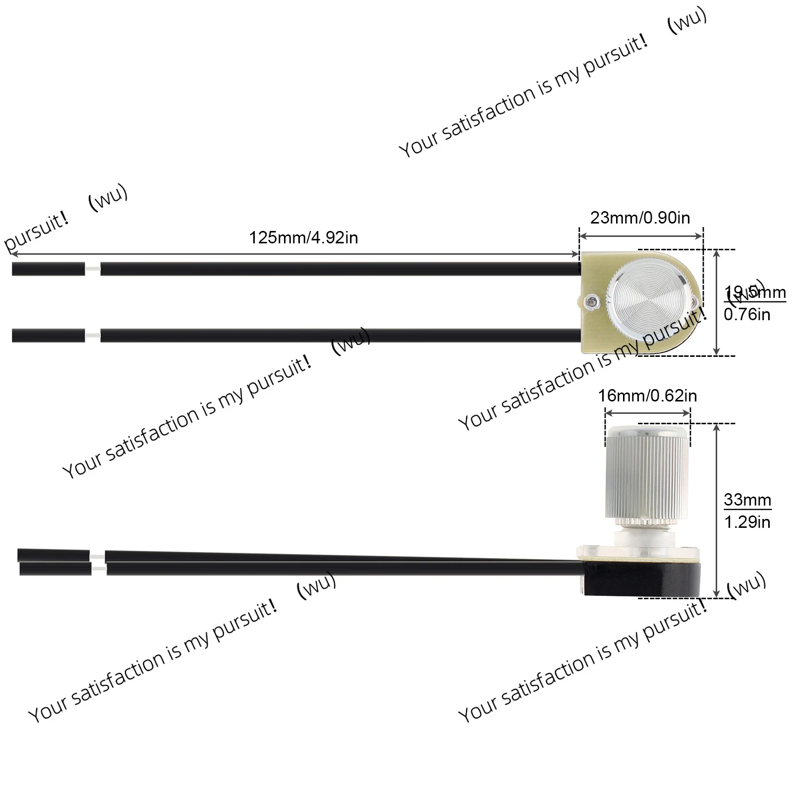 Suitable for two-wire electric rotary switch, desk lamp/floor lamp, etc