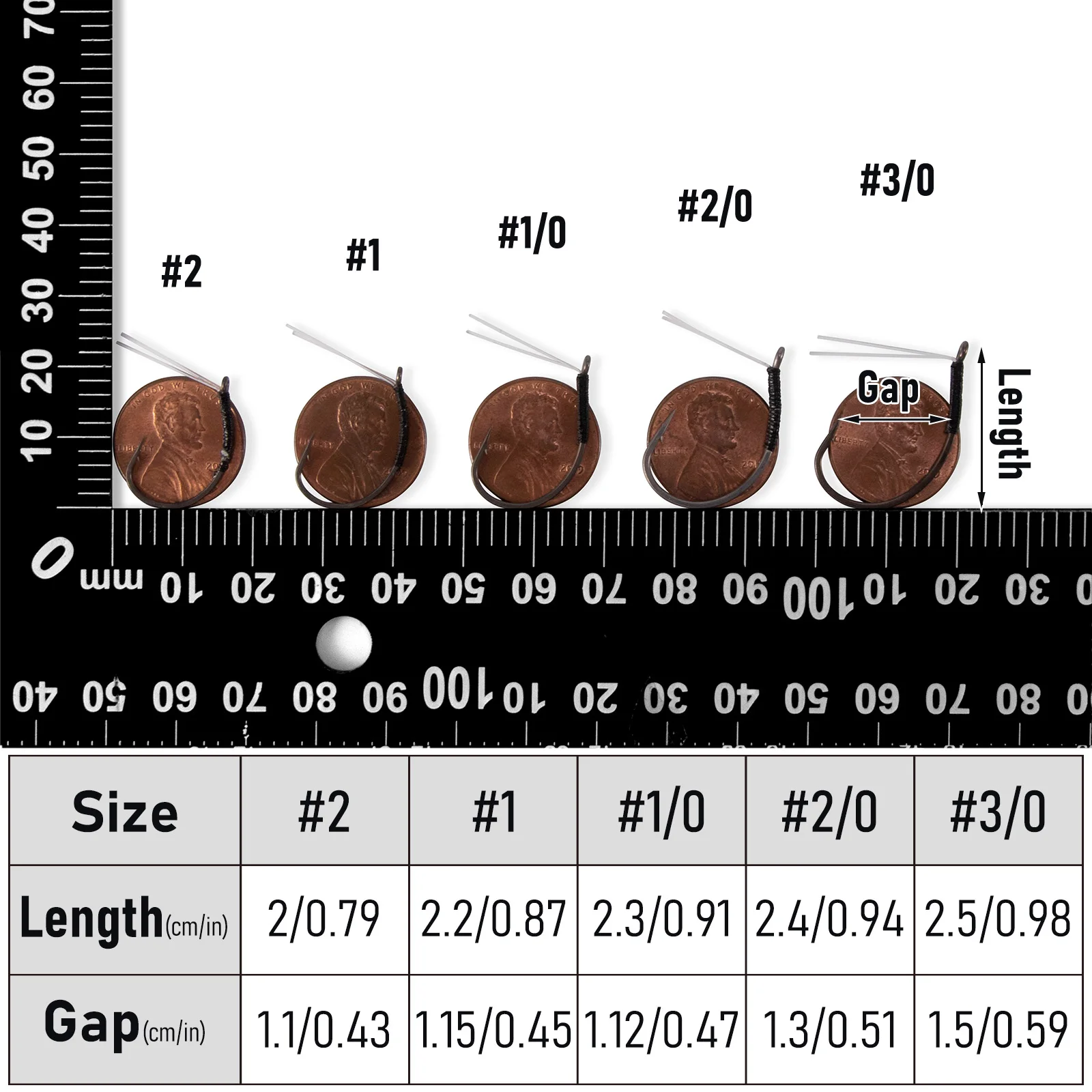 Anzuelos Weedless Wide Gap para Neko Rig y Flipping - imagen 4