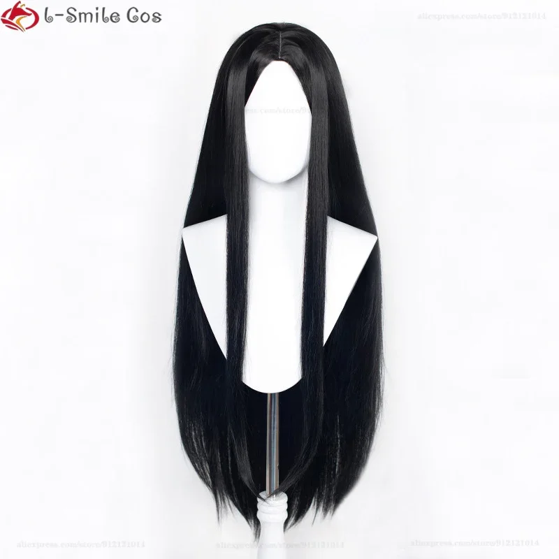 80cm 100cm Long Wig Anime Hunter x Hunter Illumi Zoldyck Irumi Middle Parting Cosplay Hair Wigs Halloween Party Wig + Wig Cap