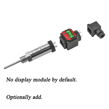 PT100 temperature transmitter 0-500℃ RTD temperature sensor 4-20ma 0-10V RS485 temperature transducer measuring tip module with M20*1.5