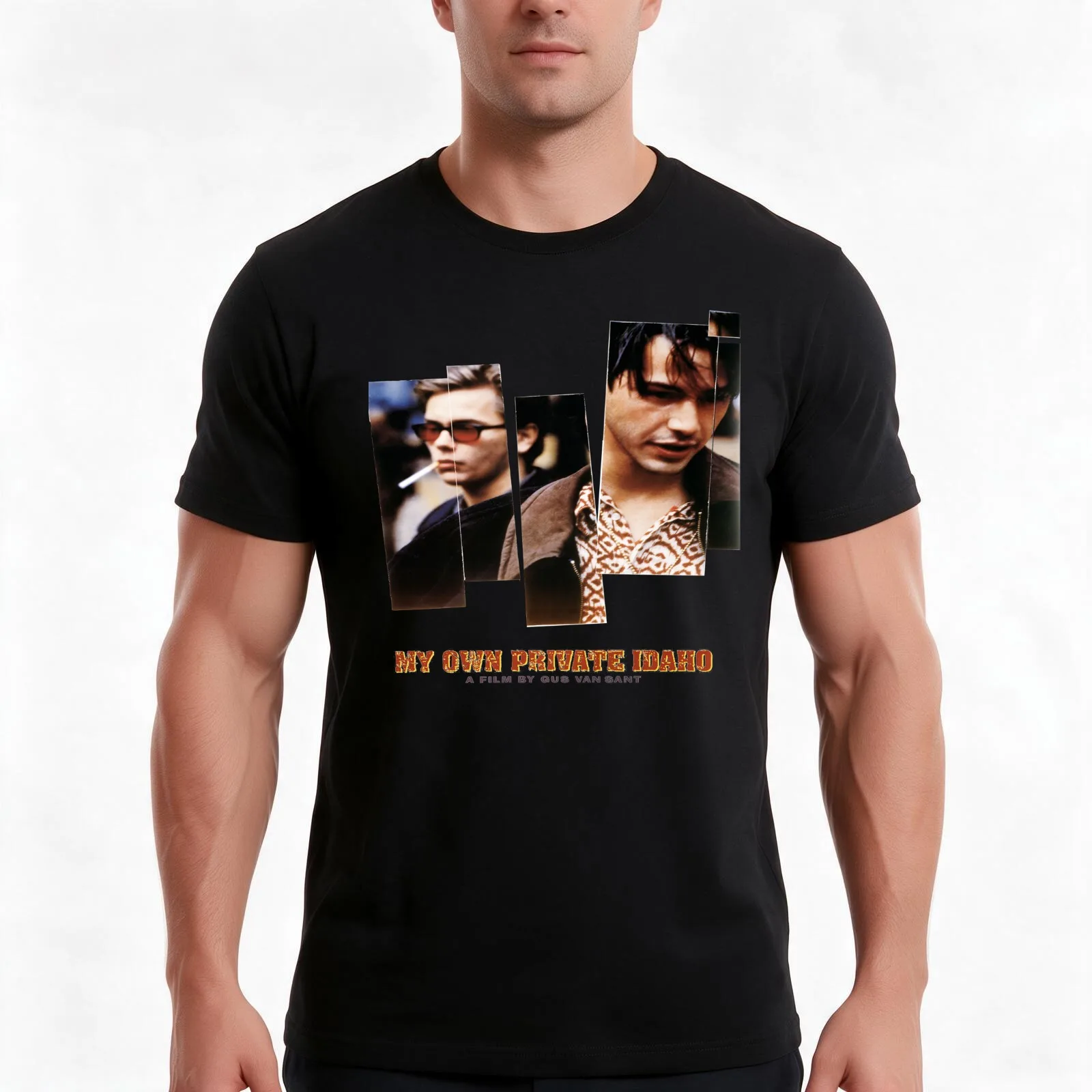 my own private idaho T-Shirt, Summer Casual Cotton Tee, Oversized Streetwear Tops, Vintage Graphic Print, Loose Fit Short Sleeve