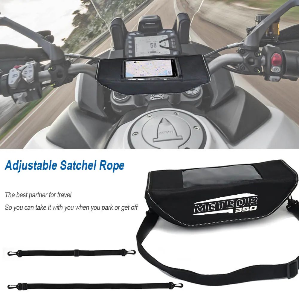 For royal enfield meteor 350 Motorcycle accessory handle waterproof bag storage travel kit mobile navigation bag