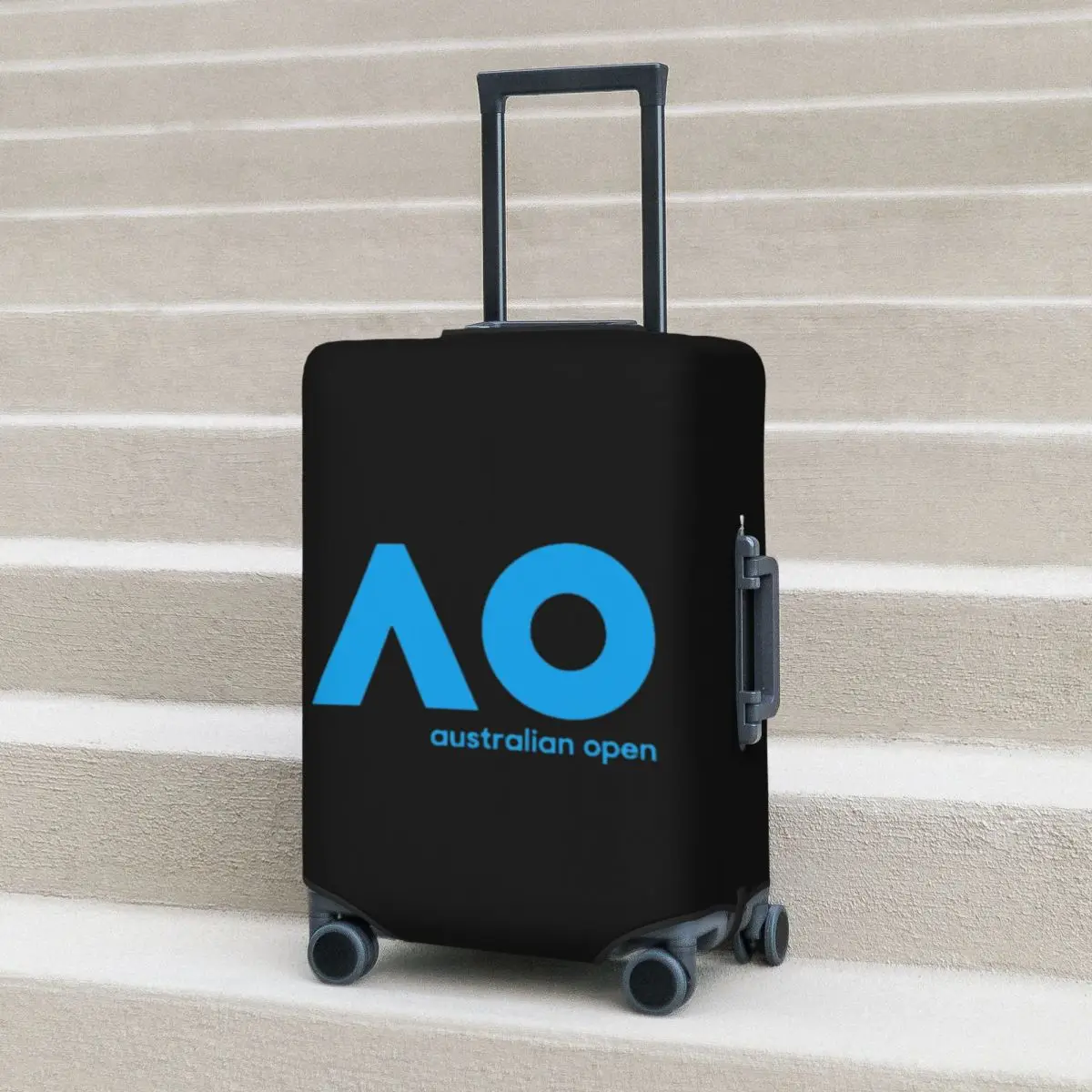 

Australian Open AO (Blue Version) Suitcase Cover Protection Elastic Travel Luggage Protector Covers for 18-32 Inch