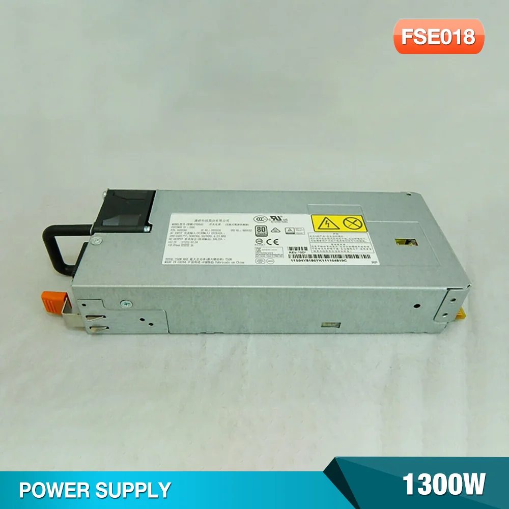 00Y9106 00Y9107 N33501L 94Y8176 94Y8177 For IBM X3650 M5 1300W Power Supply FSE018