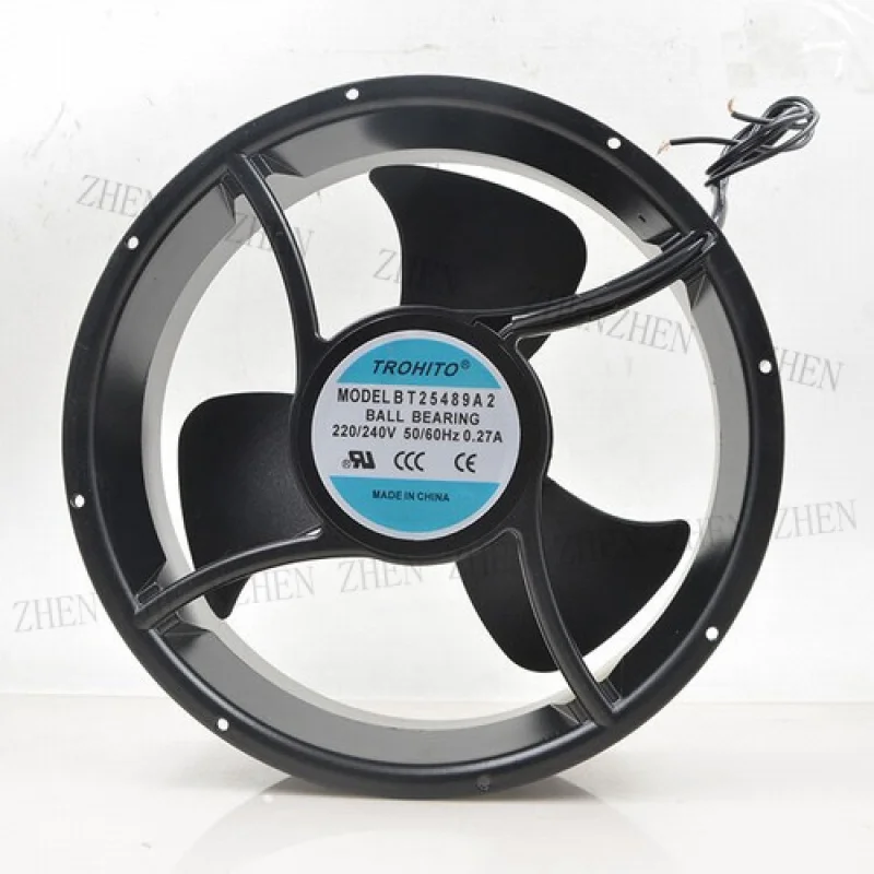 

Y 1pcs FOR TROHITO 25489 BT25489A2 220V-240V 0.27A metal axial fan